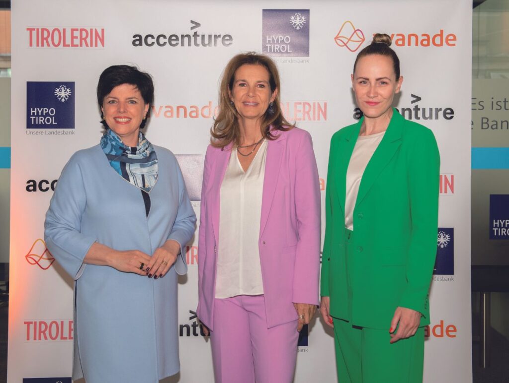 Karin Seiler (Tirol Werbung), Christiane Noll (Avanade), Katharina Zierl (TIROLERIN)