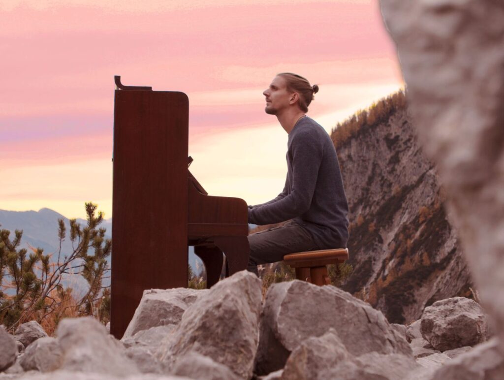 Raphael Perle beim Outdoorkonzert