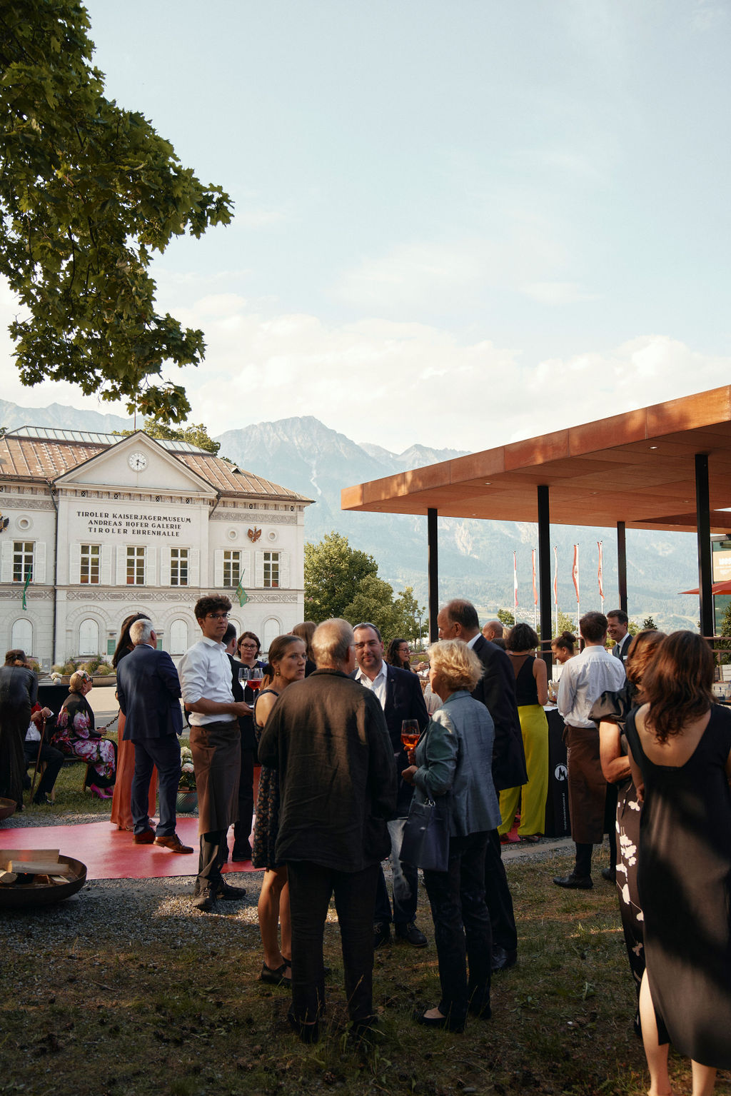 Location von oben mit Ausblick