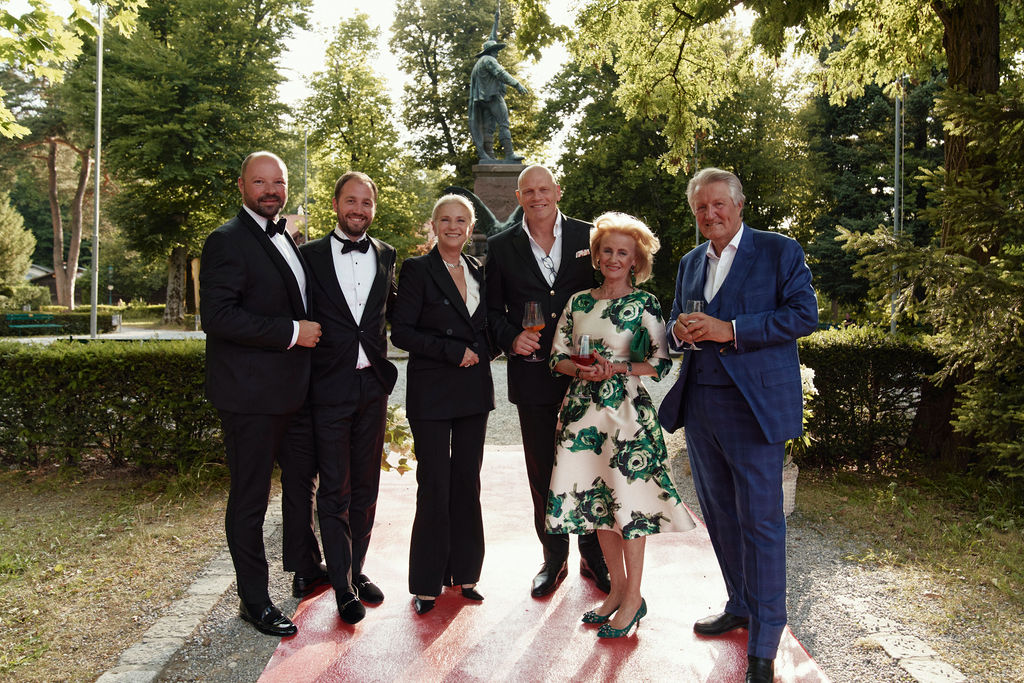 Gruppe von Gästen Foto