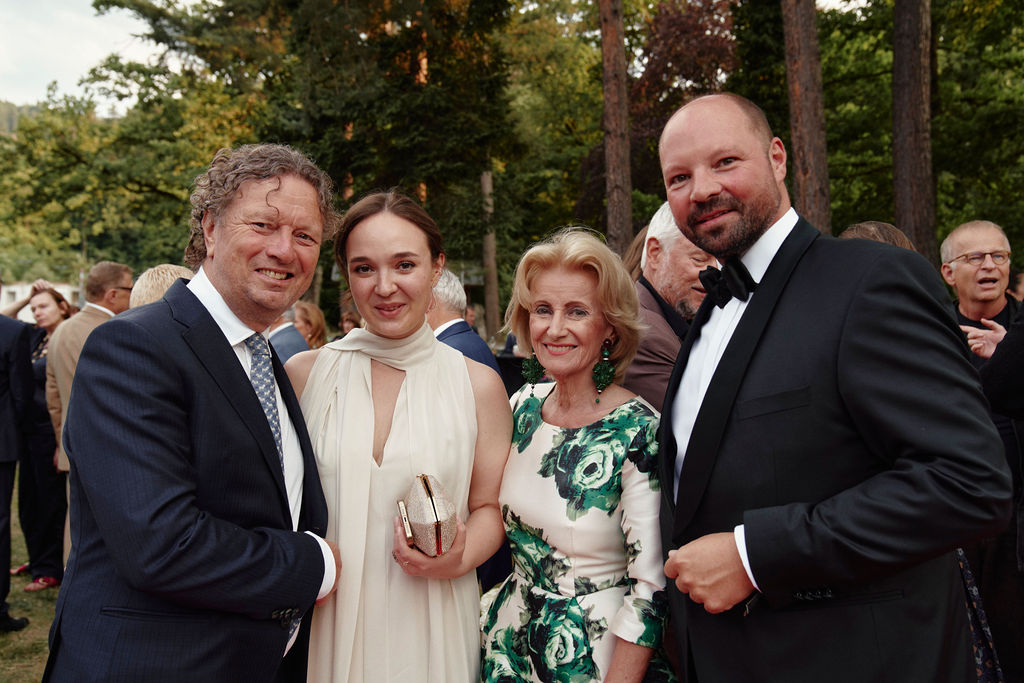 Gruppe während dem Empfang