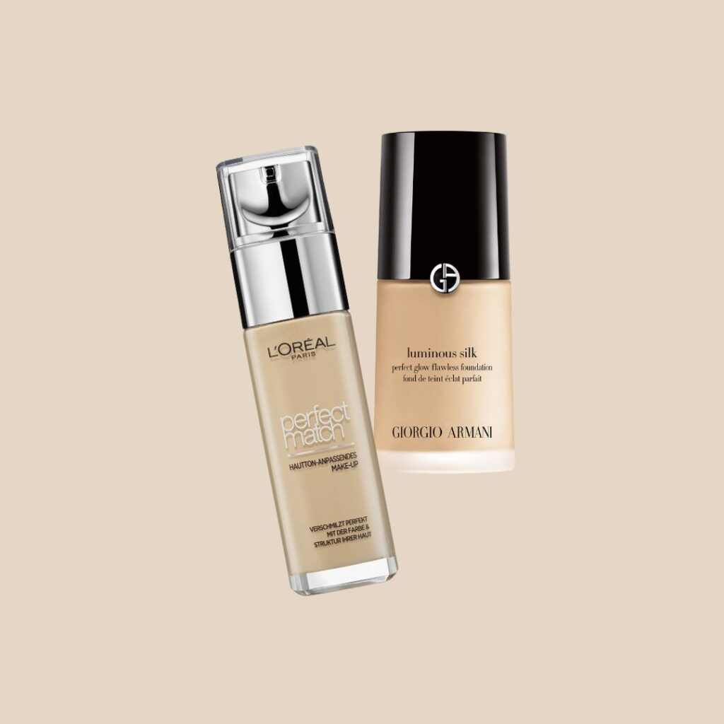 Beauty-Dupes: Foundation von Armani und L'Oréal