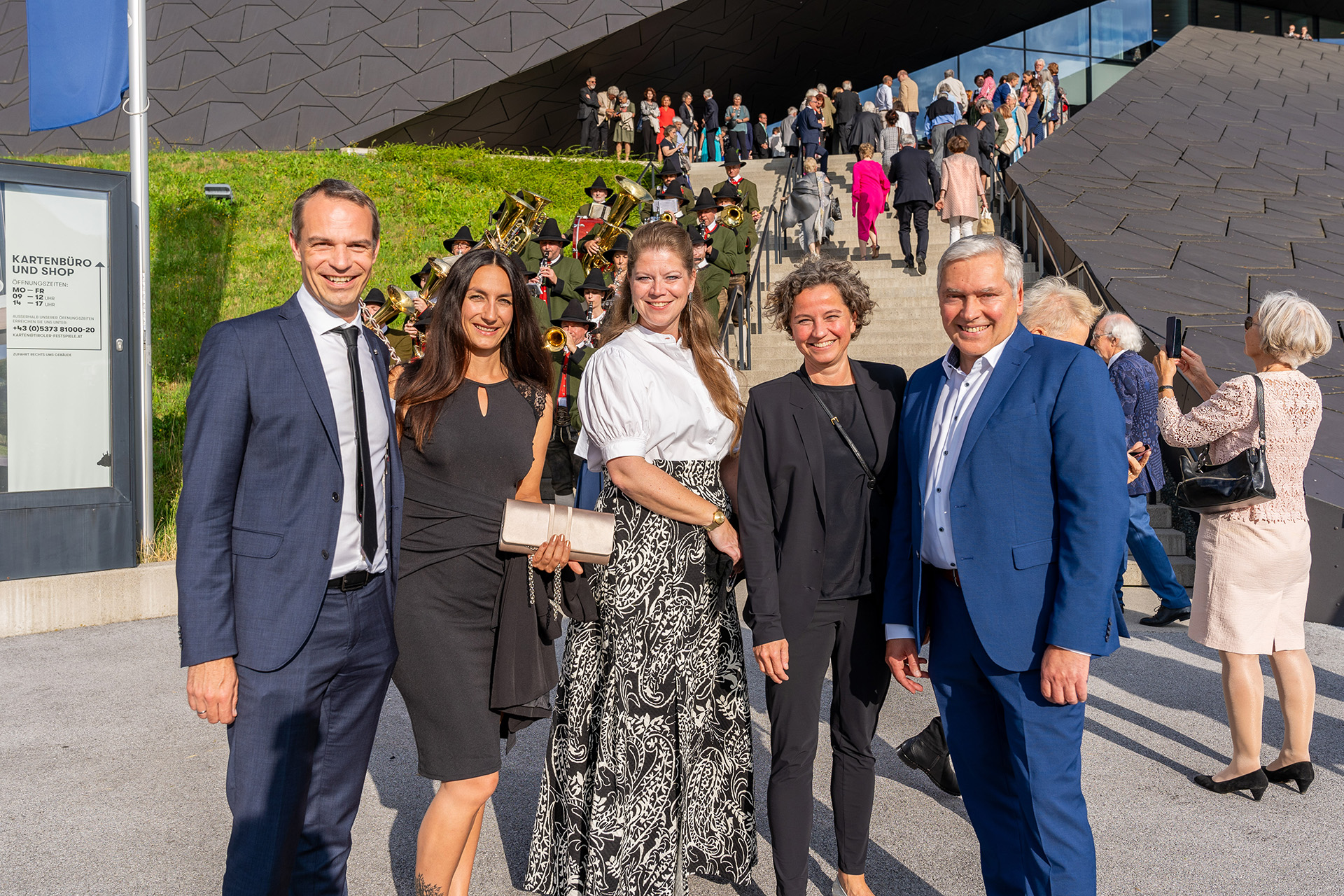 Festspielhaus Erl Offizielle Eröffnungsfeier Sonnenschein