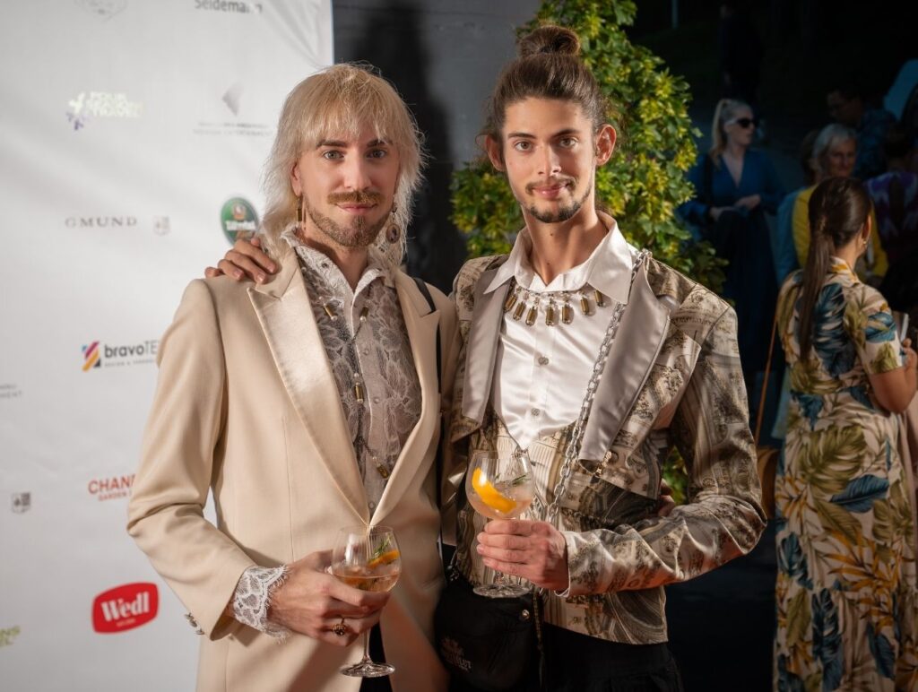 Modedesigner Markus Spatzier und Enrico Miccio