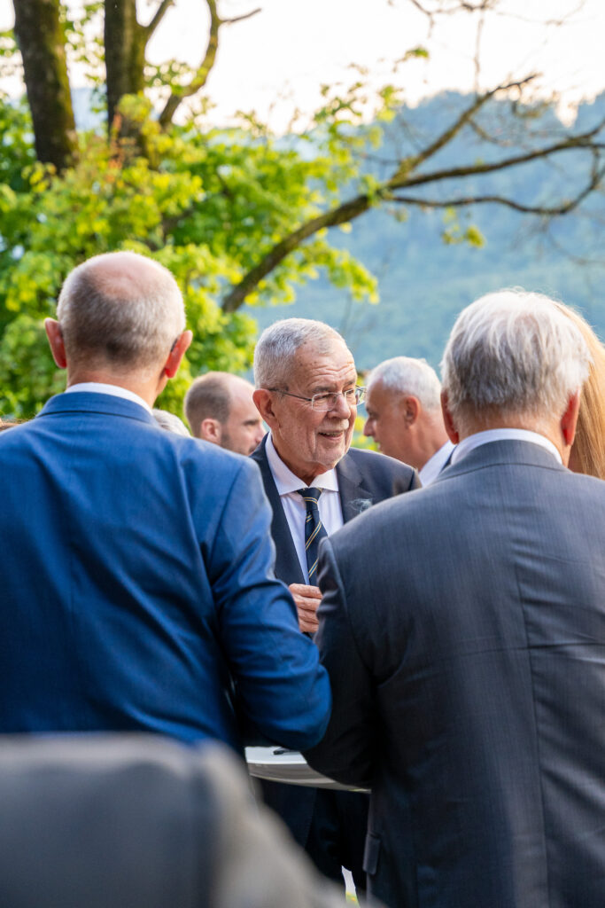 Alexander Van der Bellen vor der Eröffnungsfeier