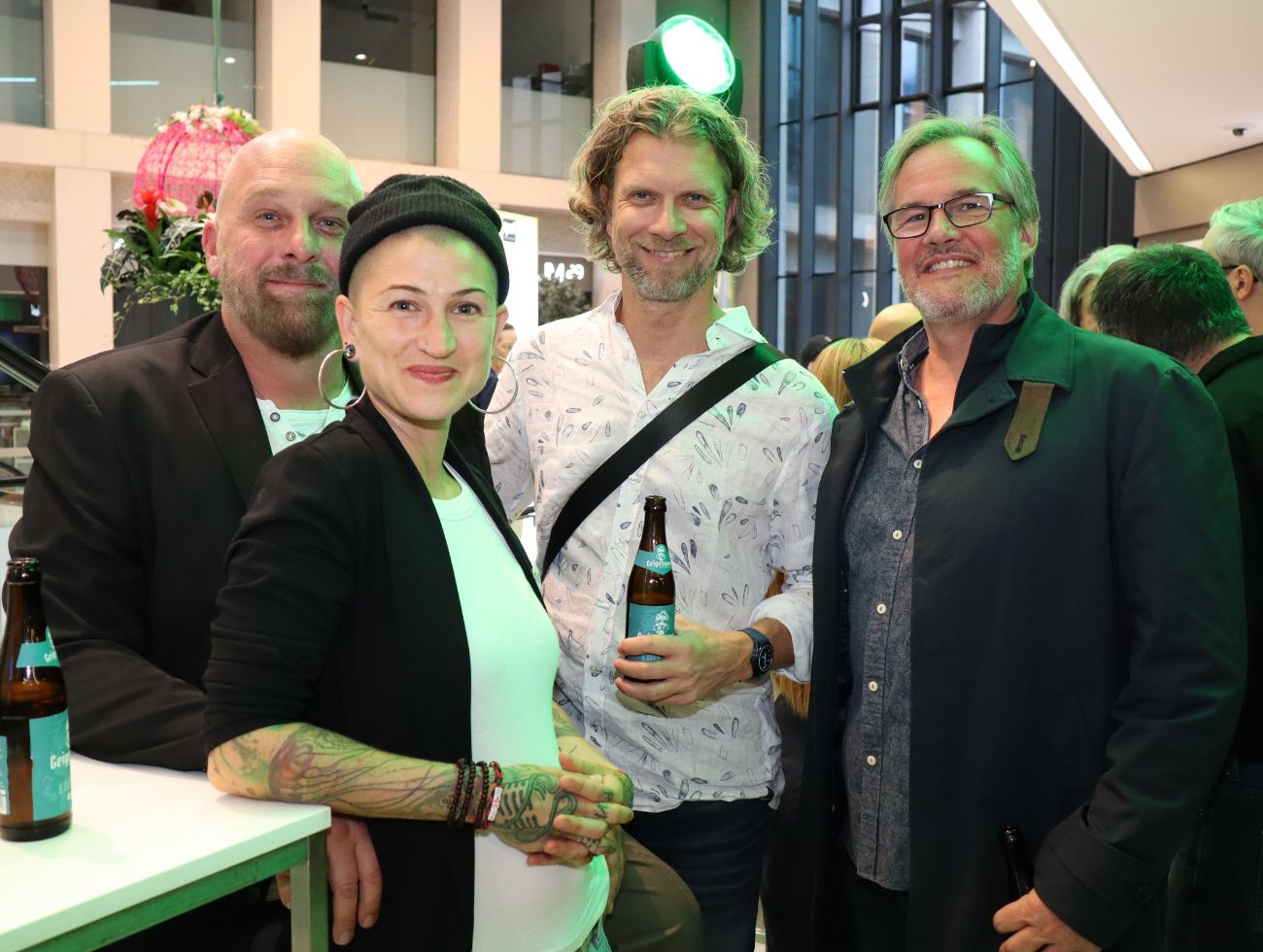 Denise Beiler, Mark Maier, Rob Soelkner und Wolfgang Henn