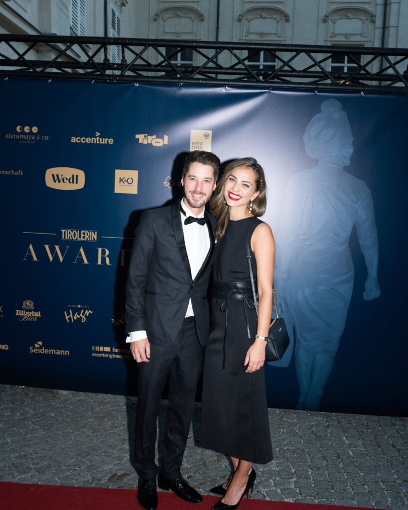 Thomas Daubek und Vanessa Pasolli am TIROLERIN Award 2023