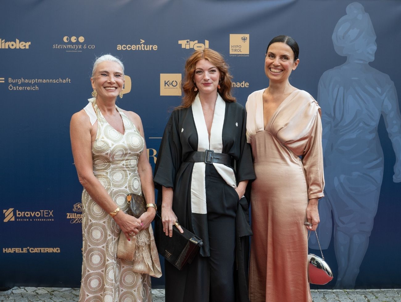 Elisabeth Hasenöhl, Maria Köfler (Steinmayr & Co) und Verena Wieser (Papeterie Ernst Schmid)