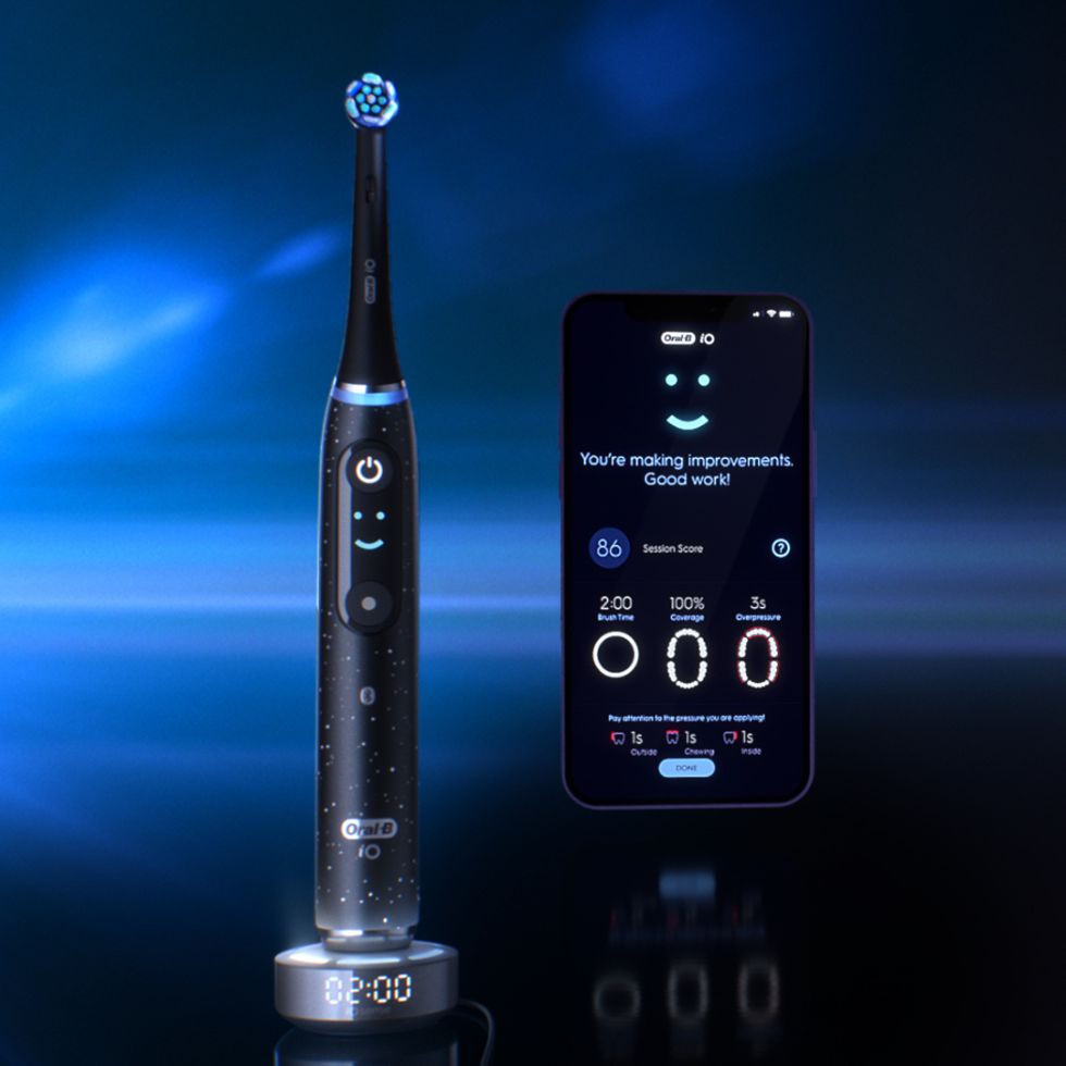 Die Oral B Zahnbürste lässt sich per App steuern,