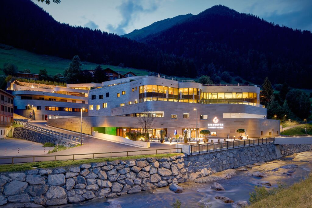 Silvretta Therme Ischgl Außenansicht