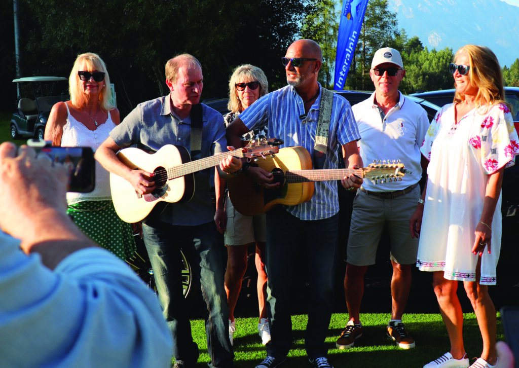 Interalpin Golftrophy: Geri Hochleitner, Sabine Turnbichler, Wolfgang Vogler, Albert Lukasser und Ingrid Lukasser