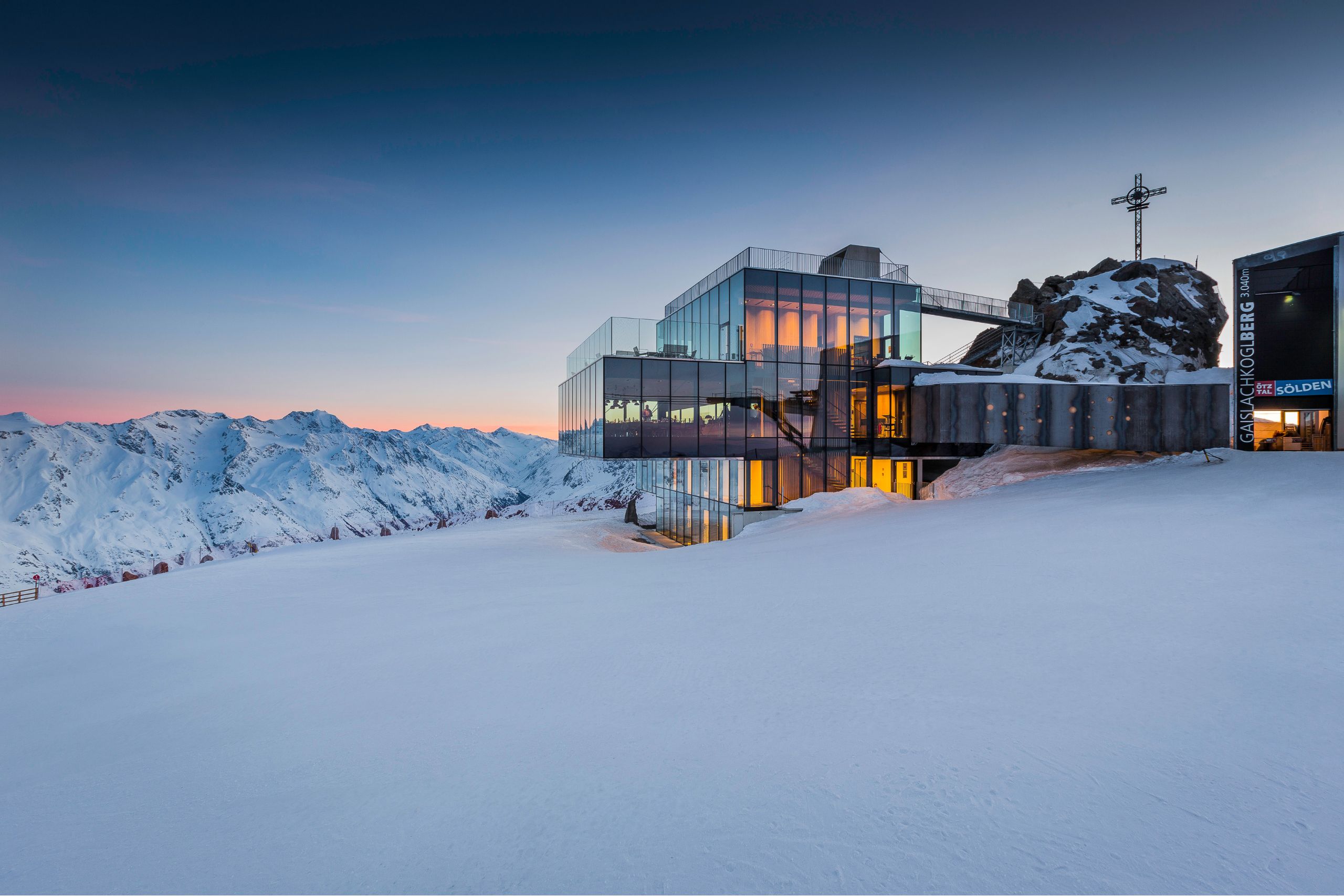 Österreichs höchstes Haubenrestaurant ice Q auf dem Gaislachkogel