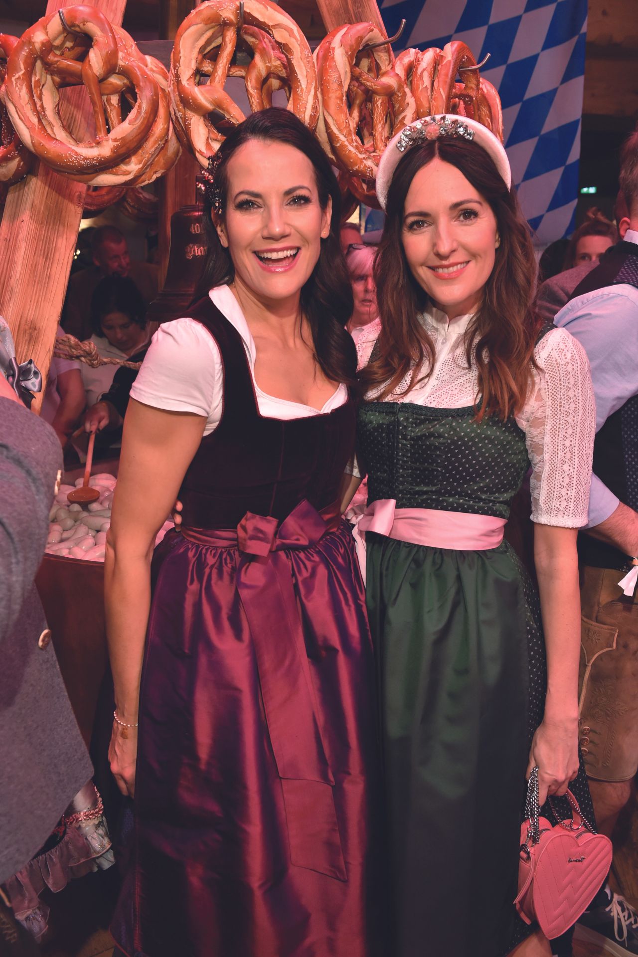 Weißwurstparty Stanglwirt: Schauspielerin Bettina Zimmermann und Moderatorin Johanna Klum