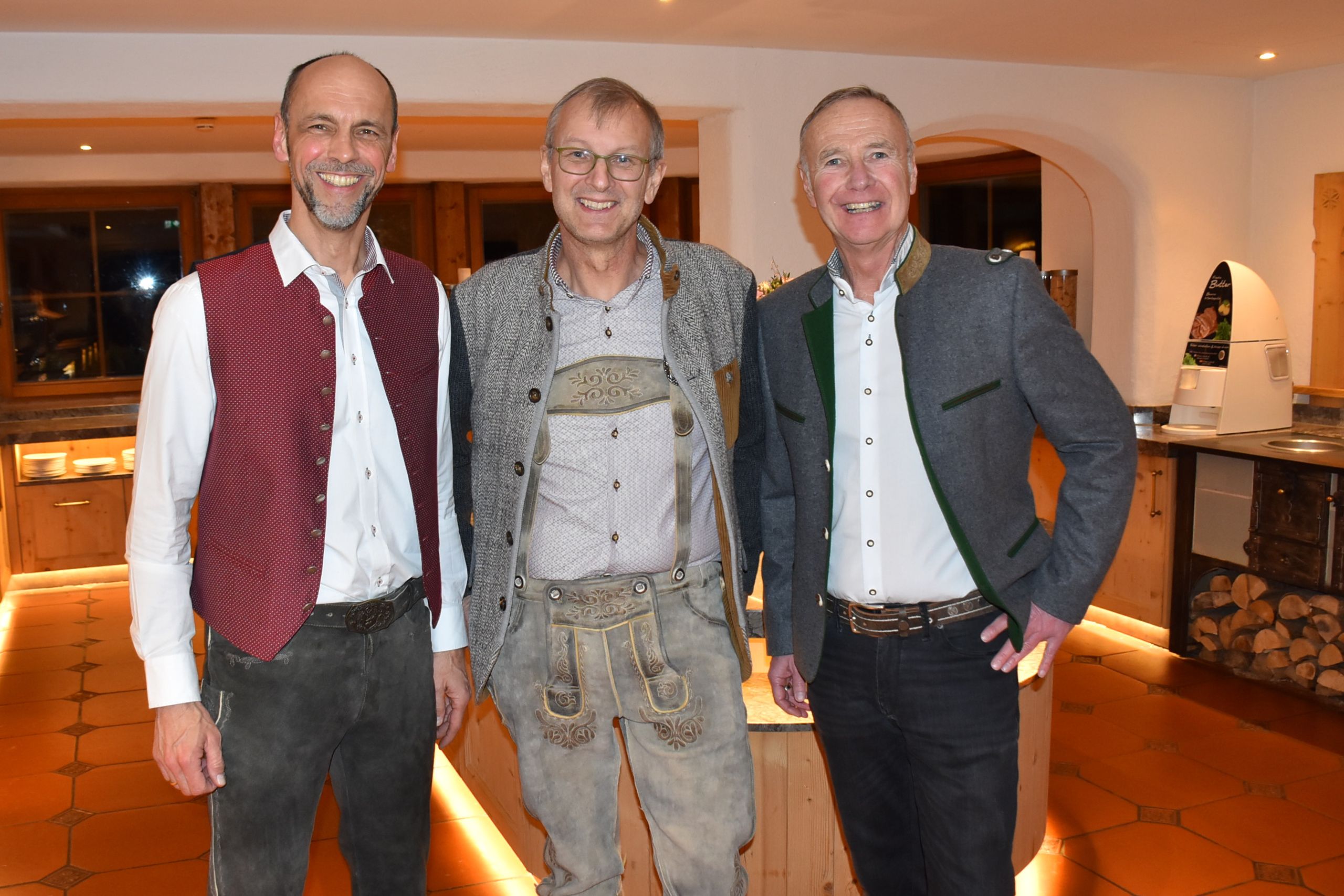 Franz Mair (Vorstand Tiroler Versicherung), Thomas Saliger (XXX-Lutz) und Markus Lugger (TT)