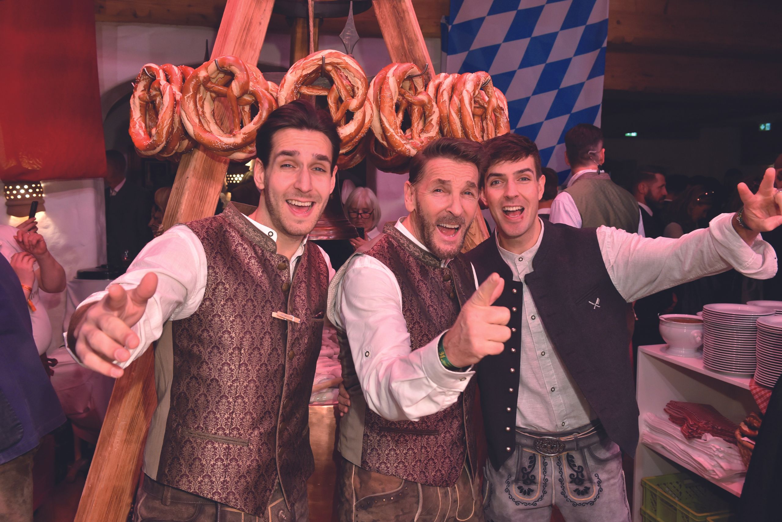 Weißwurstparty Stanglwirt: Joshua Keller, Mark Keller und Aaron Keller ("Los Kelleros")