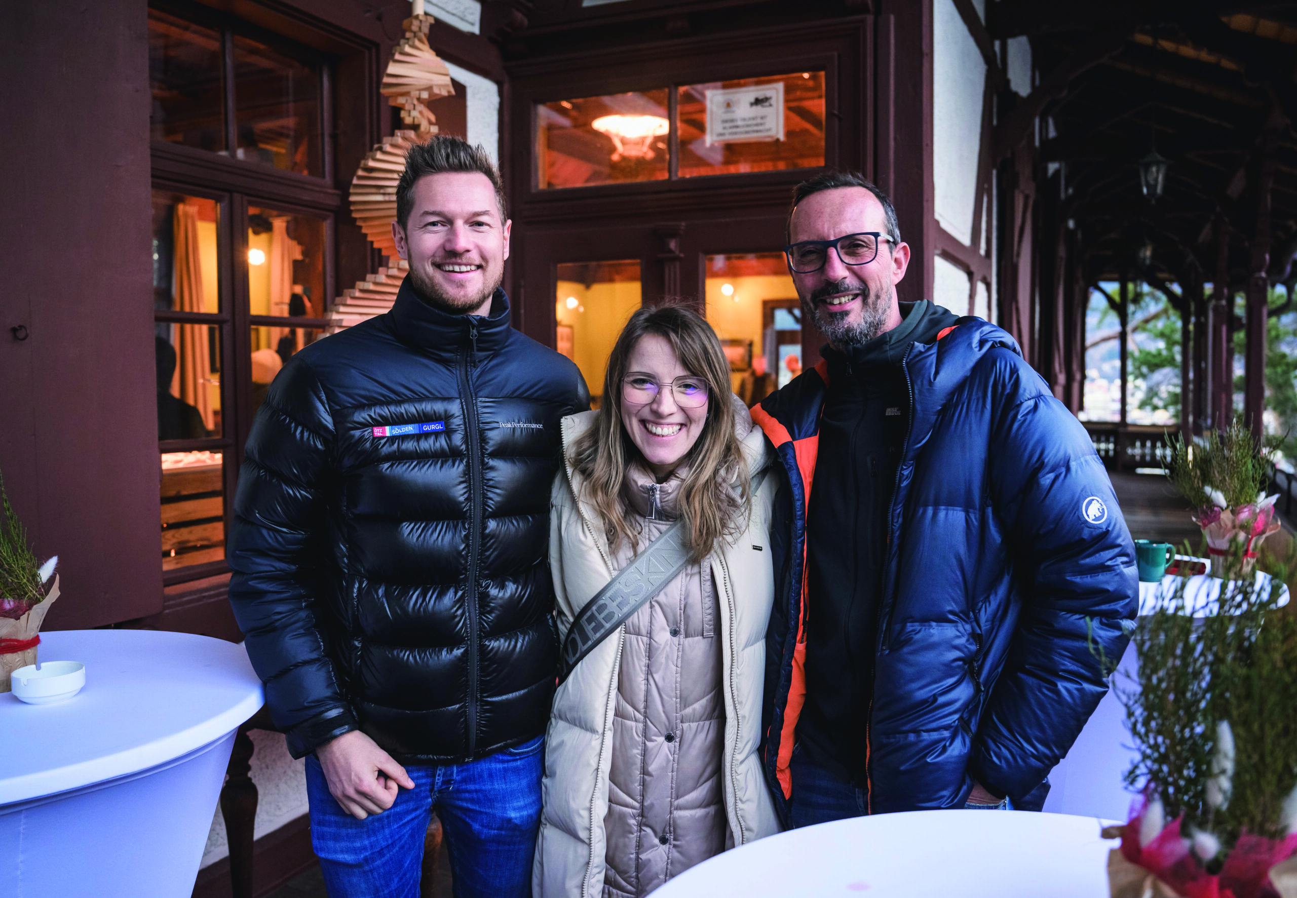 Benjamin Kneisl (Ötztal Tourismus), Barbara Plattner und Peter Paul Mölk (beide Innsbruck Tourismus)