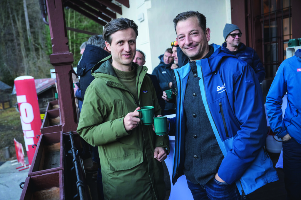 Alois Seyrling (r.) und Elias Walser (beide TVB Seefeld)