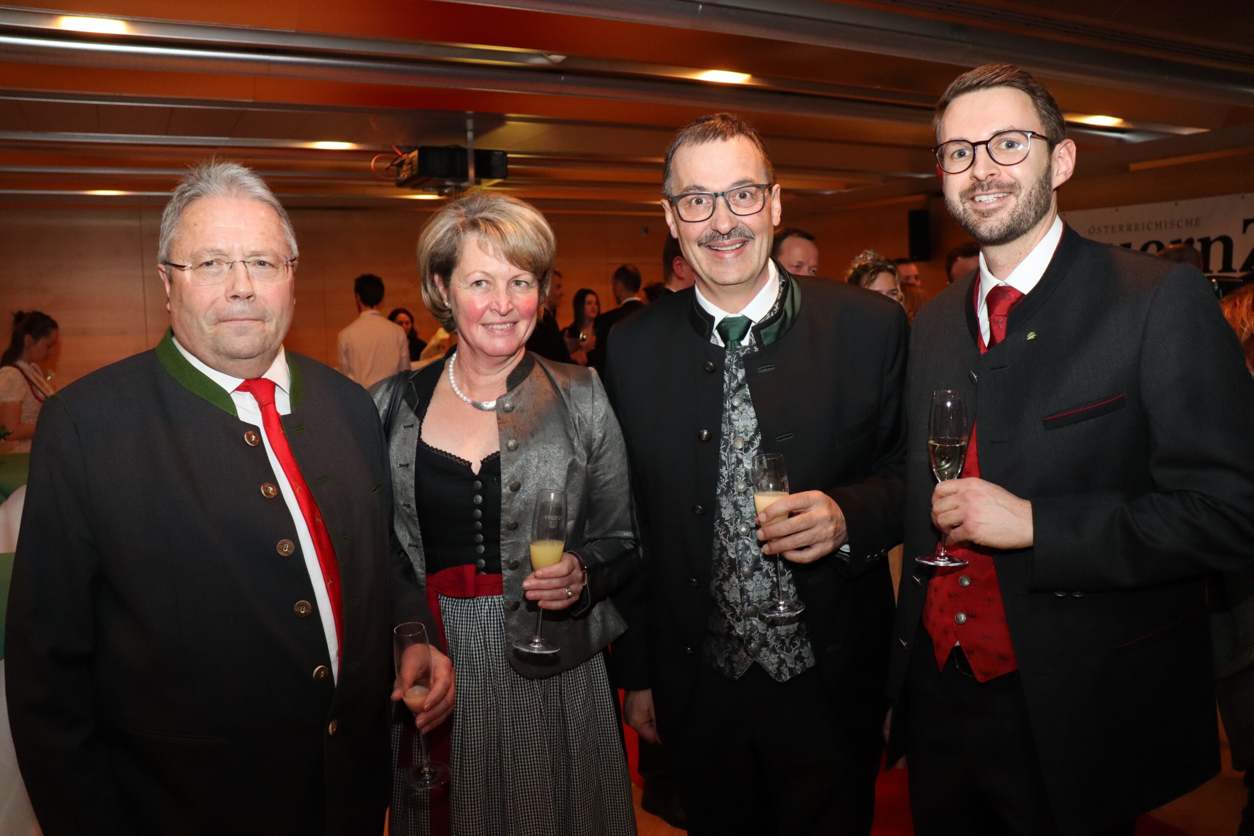 Franz Hörl, Andrea Lechleitner, Andreas Gleirscher und Johannes Schwaighofer (LAK Tirol)