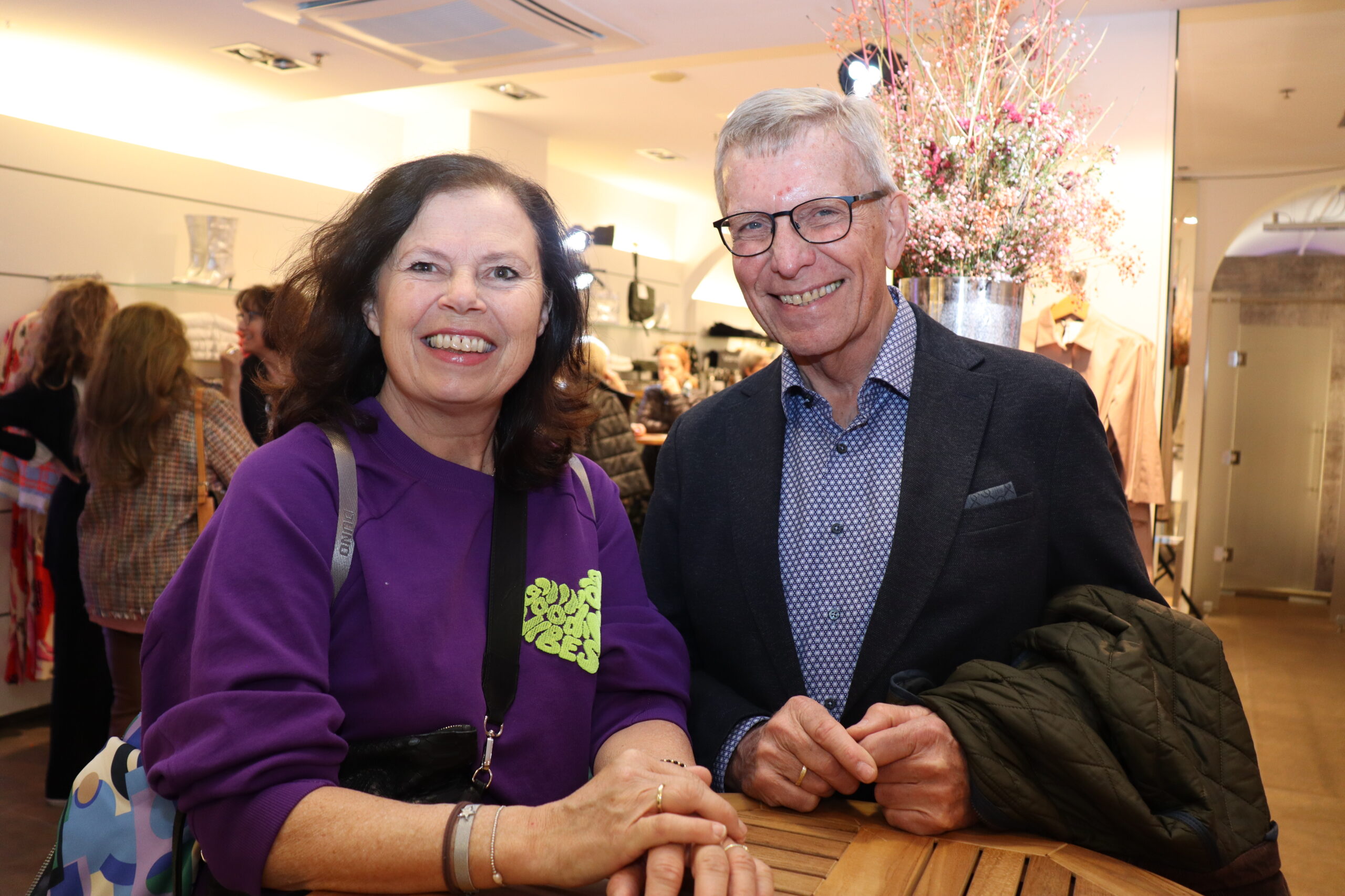 Gabi Lorenz und Nikolaus Mitterer beim Season Opening PETERA Frühjahr/Sommer 2024