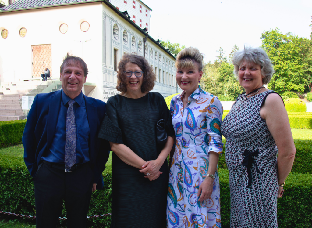 Thomas Neuwirth (UIBK), Eva Ramminger (Universitäts- und Landesbibliothek Tirol), Melanie Wiener (Abteilung Kultur Land Tirol) und Susannr Hallhammer (UIBK)